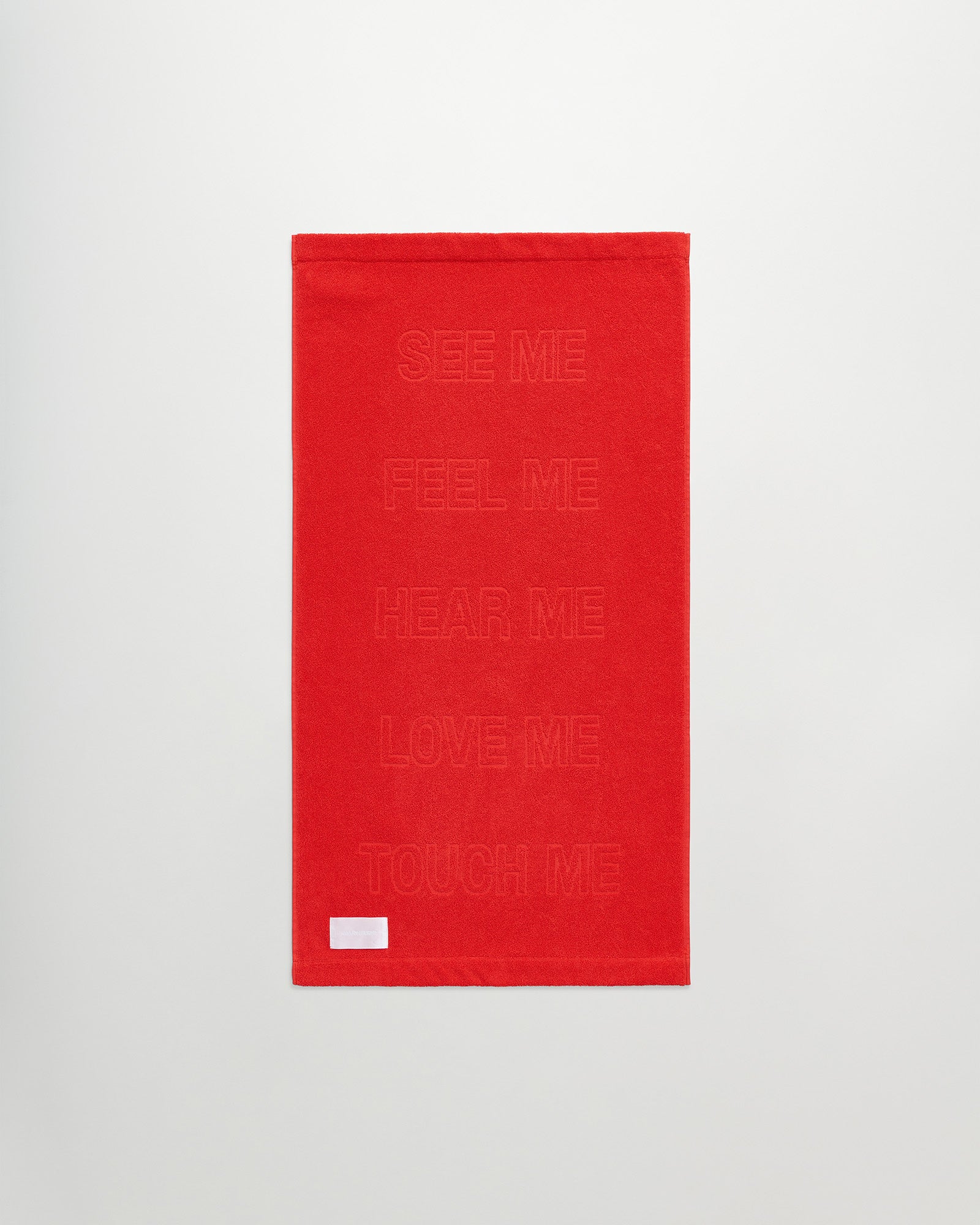 Lover towel | Spiaggia red Terry